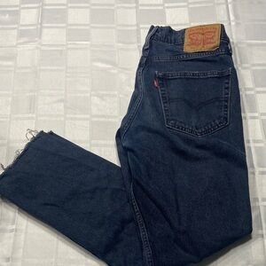 Levi's Men's Dark Indigo Straight Jeans